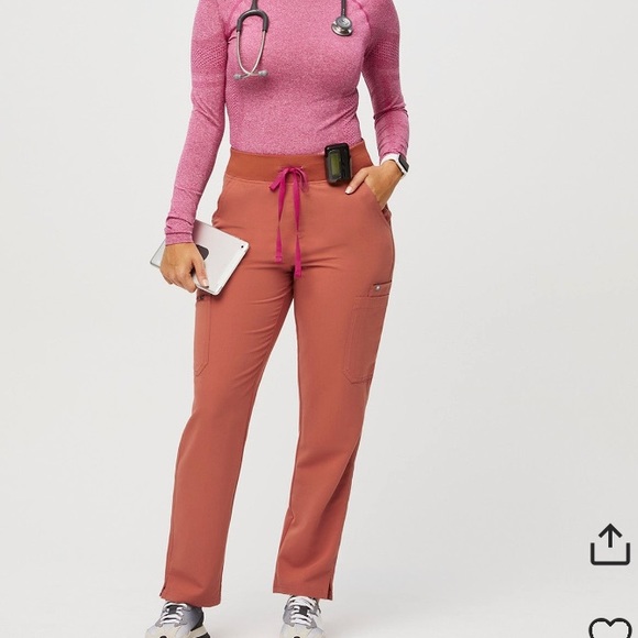 Figs Pants - Figs XS-T High-Waisted Yola Scrub Pants